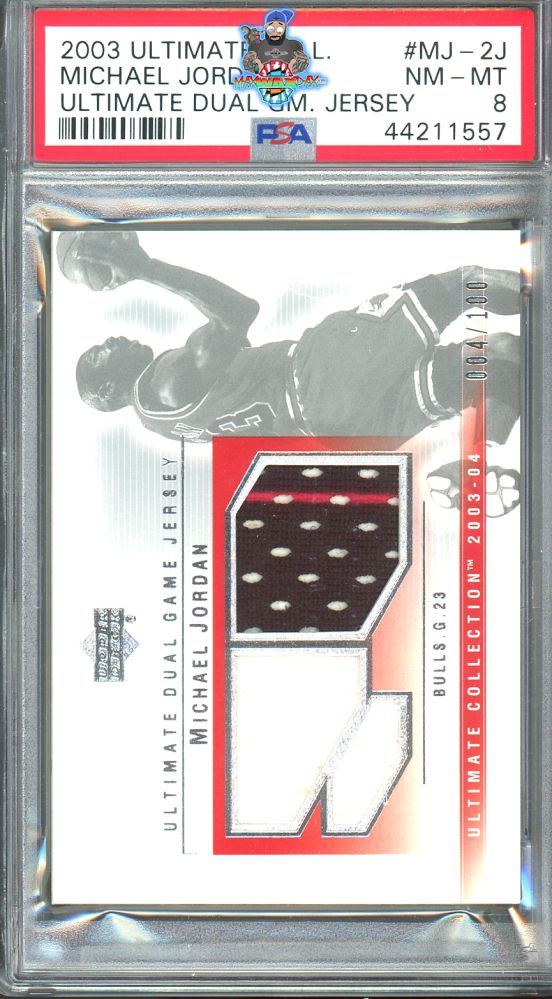 2003 Ultimate Collection Dual Jerseys Michael Jordan #MJ /100
