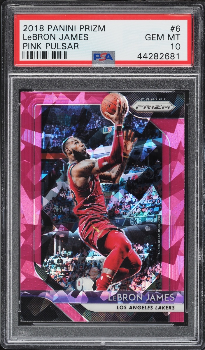 2018 Panini Prizm Pink Pulsar Prizm LeBron James #6 /42