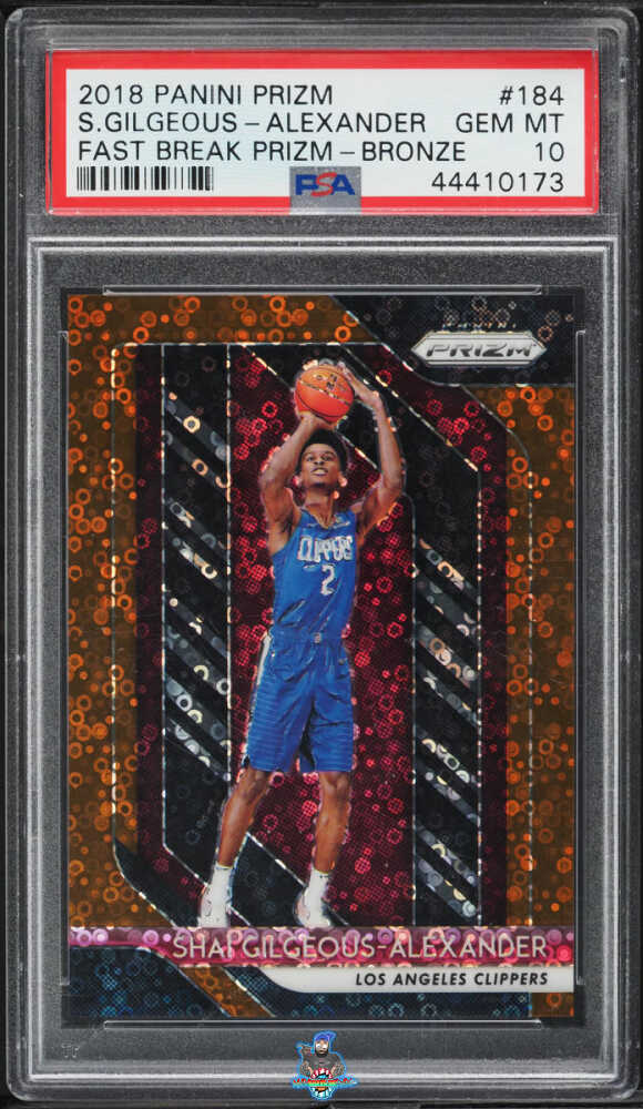 2018 Panini Prizm Fast Break Bronze Prizm Shai Gilgeous-Alexander #184 /20