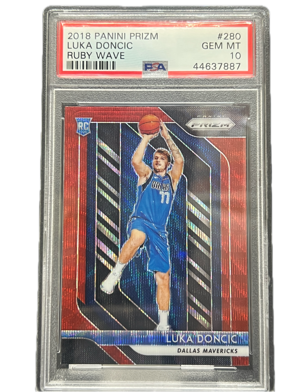 2018 Panini Prizm Ruby Wave Prizm Luka Doncic #280
