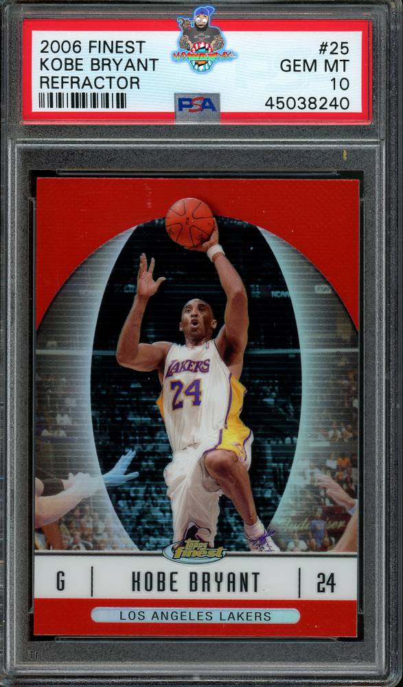 2006 Finest Refractor Kobe Bryant #25
