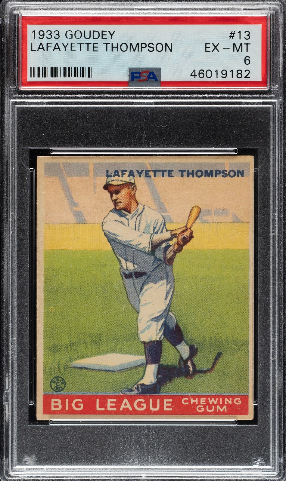 1933 Goudey Lafayette Thompson #13