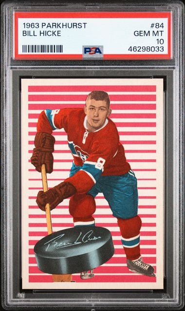 1963 Parkhurst Bill Hicke #84