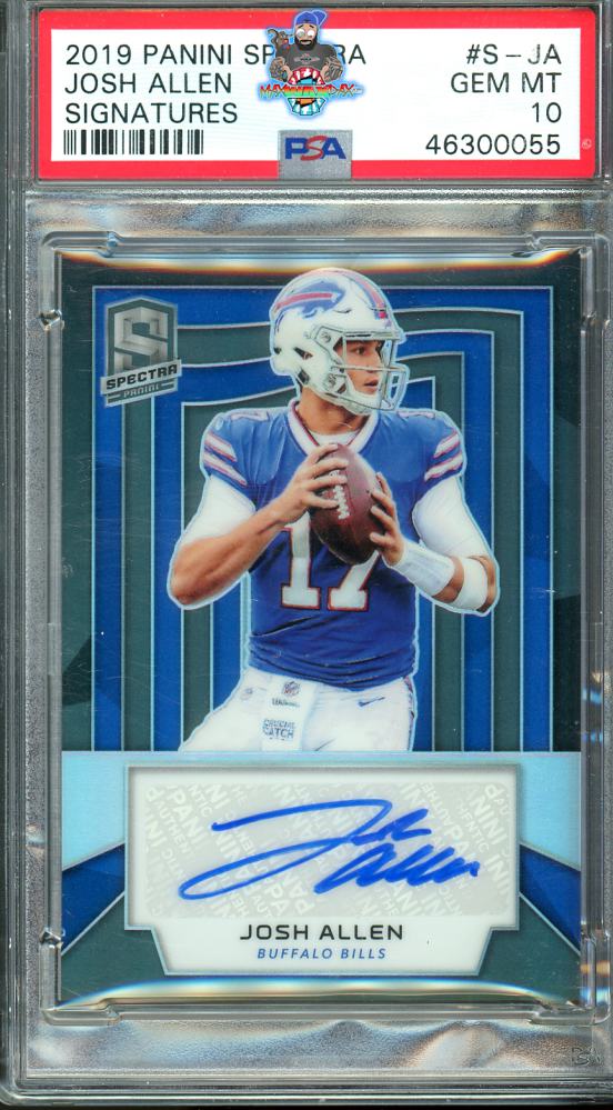 2019 Panini Spectra Signature Josh Allen #6 /25