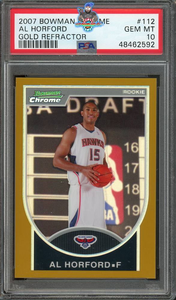 2007 Bowman Chrome Gold Refractor Al Horford #112 /99