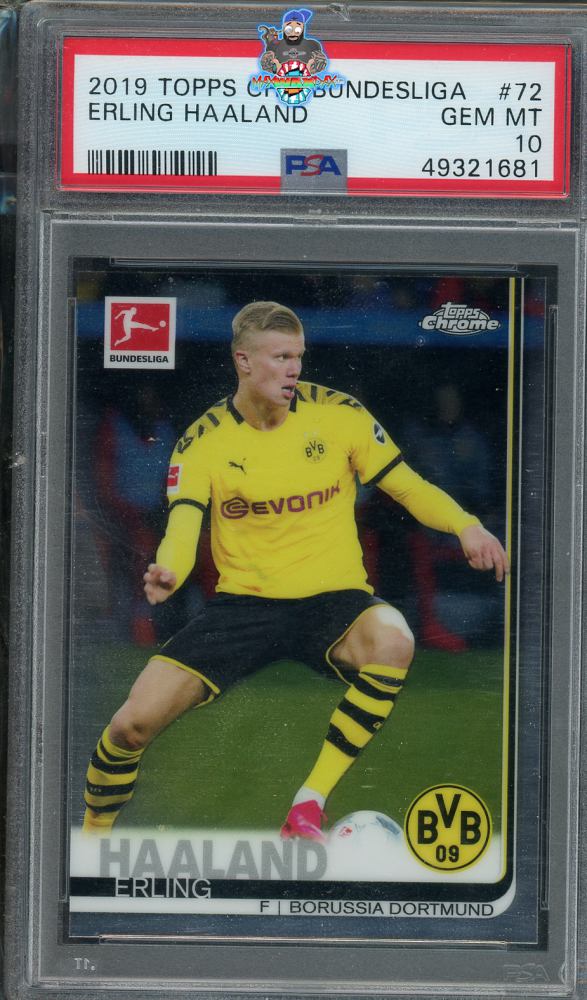 2019 Topps Chrome Bundesliga Erling Haaland #72