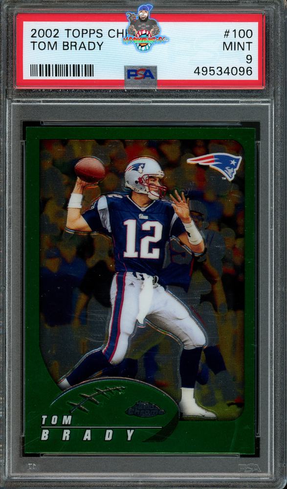 2002 Topps Chrome Tom Brady #100