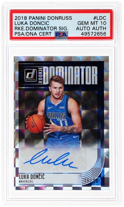 2018 Donruss Rookie Dominator Signature Luka Doncic #RDLDC /99