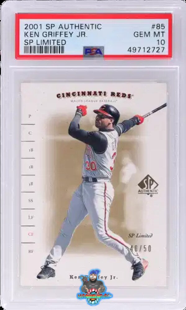 2001 SP Authentic SP Limited Ken Griffey Jr. #85 /50