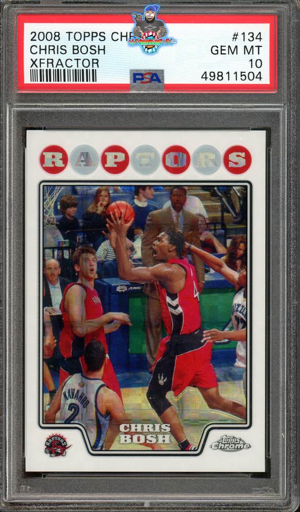 2008 Topps Chrome Xfractor Chris Bosh #134 /288