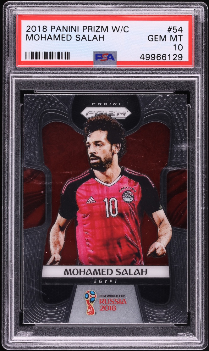 2018 Panini Prizm World Cup Mohamed Salah #54