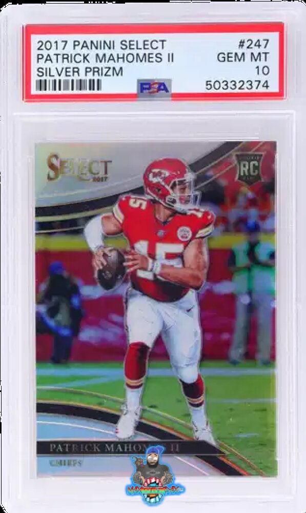 2017 Panini Select Field Level Silver Prizm Patrick Mahomes II #247