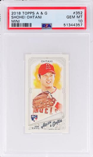 2018 Topps Allen and Ginter Shohei Ohtani Mini