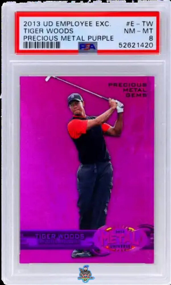 2013 Upper Deck Employee Exclusive Precious Metal Gems Purple Tiger Woods #E-TW /125