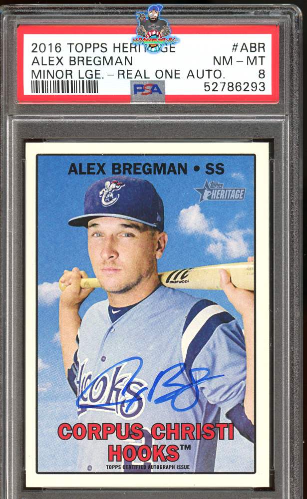 2016 Topps Heritage Minors Real One Autograph Alex Bregman #ROAABR