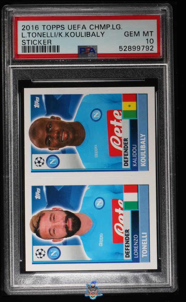 2016 Topps UEFA Champions League Sticker Kalidou Koulibaly/Lorenzo Tonelli