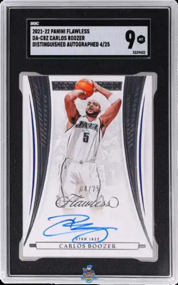 2021 Panini Flawless Distinguished Auto. Carlos Boozer #DA-CBZ