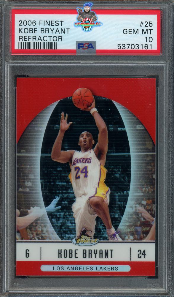 2006 Finest Refractor Kobe Bryant #25