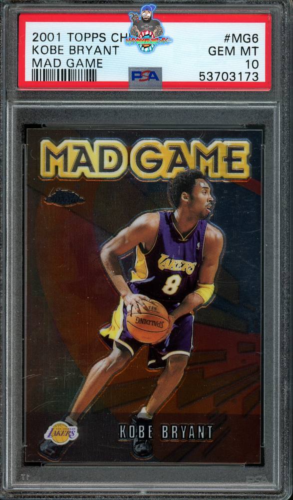 2001 Topps Chrome Mad Game Kobe Bryant #MG6