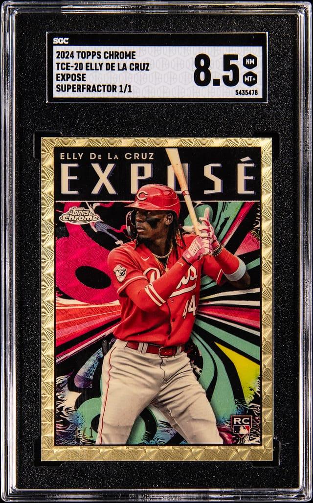2024 Topps Chrome Expose Superfractor 1/1 Elly De La Cruz #TCE-20
