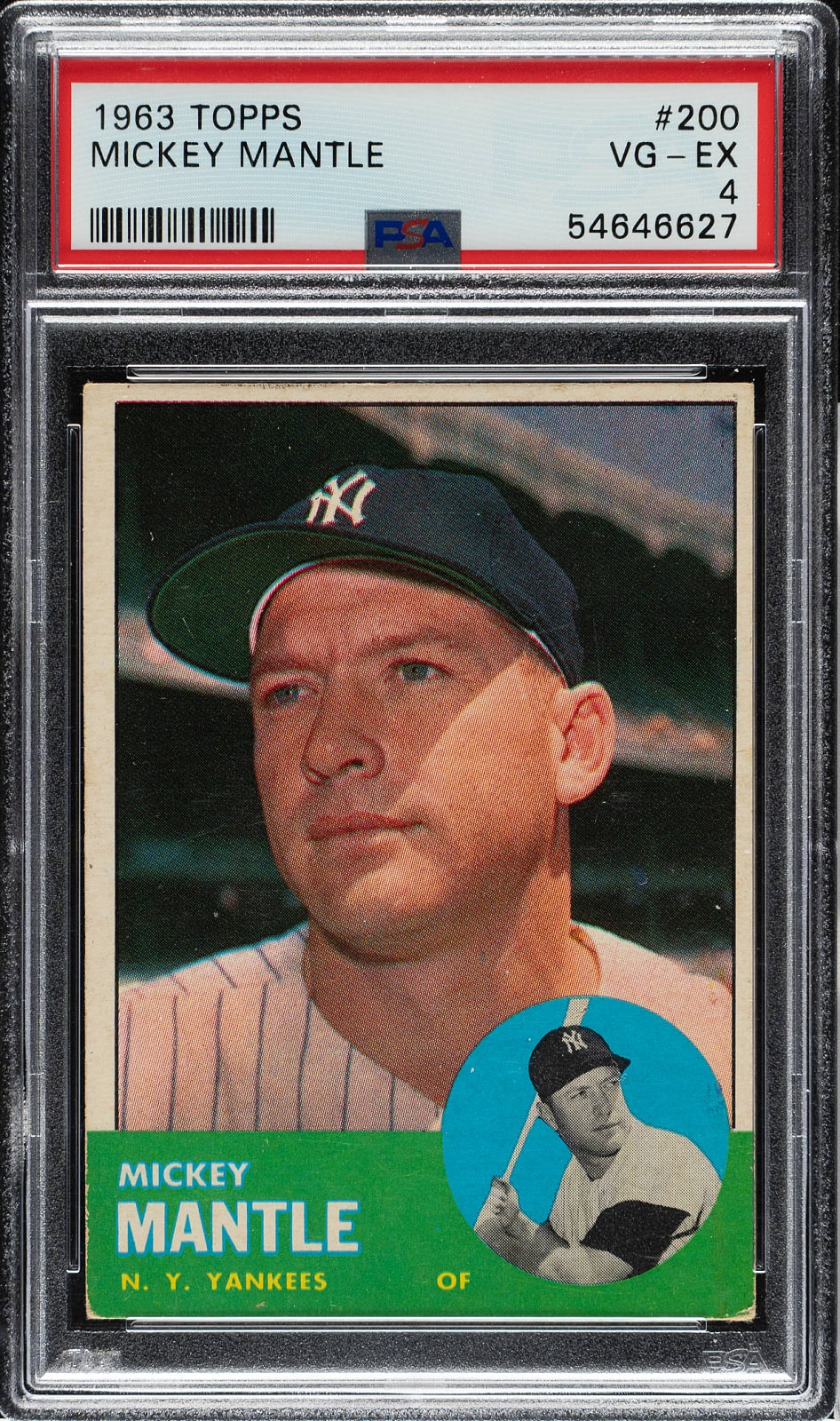 1963 Topps Mickey Mantle #200