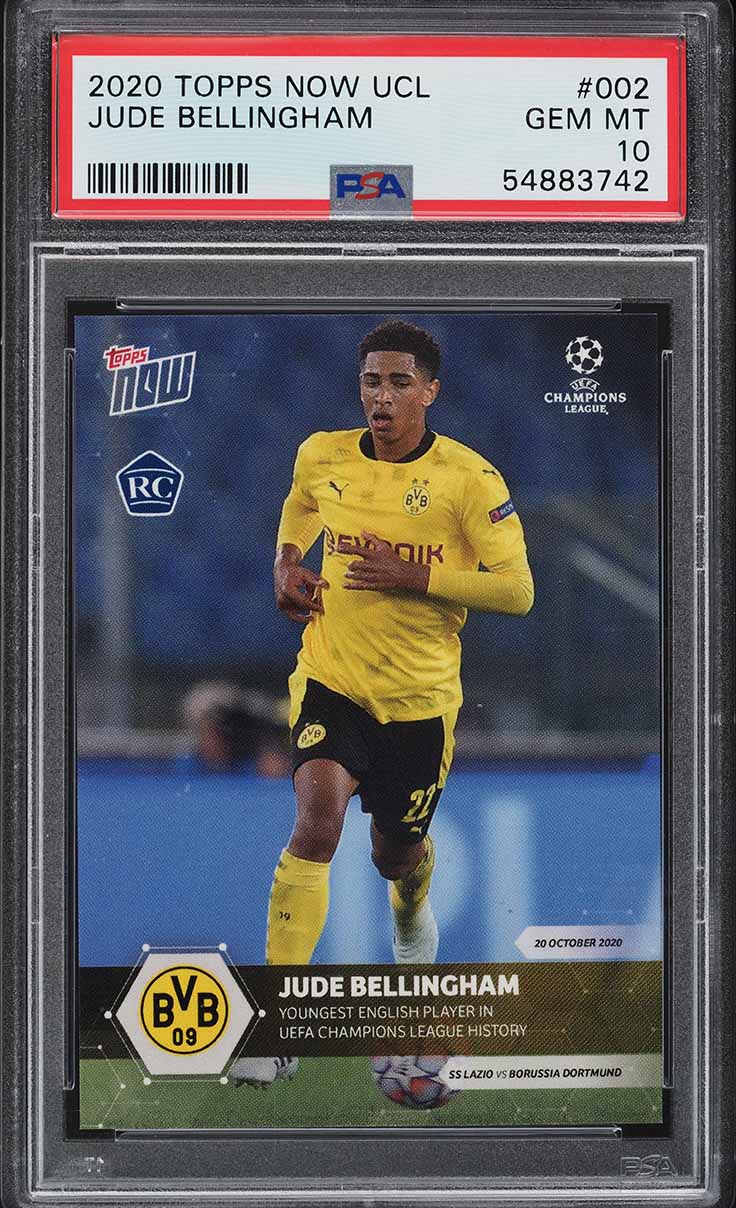 2020 Topps Now UEFA Champions League Jude Bellingham #2
