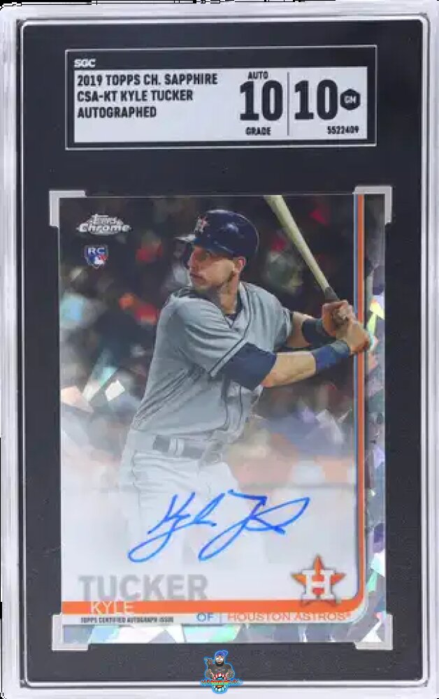 2019 Topps Chrome Sapphire Auto. Kyle Tucker #CSA-KT