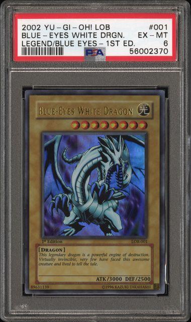 2002 Yu-Gi-Oh Legend of Blue Eyes White Dragon Blue-Eyes White Dragon 1st Edition