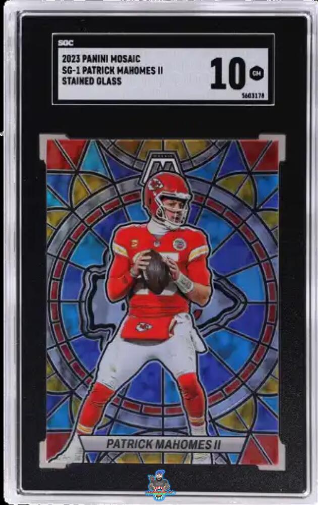 2023 Panini Mosaic Stained Glass Patrick Mahomes II #SG-1