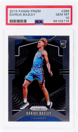 2019 Panini Prizm Darius Bazley #289