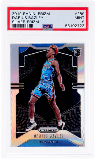 2019 Panini Prizm Silver Prizm Darius Bazley #289