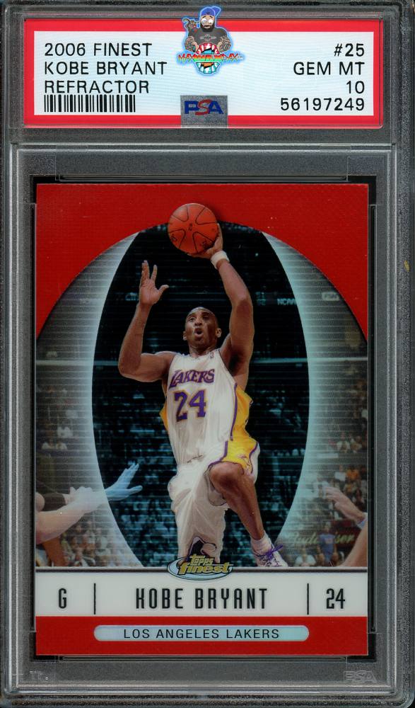 2006 Finest Refractor Kobe Bryant #25