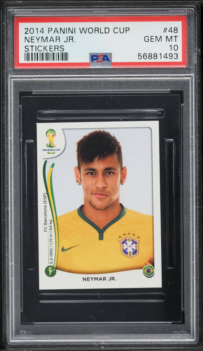 2014 Panini Fifa World Cup Stickers Neymar Jr. #48