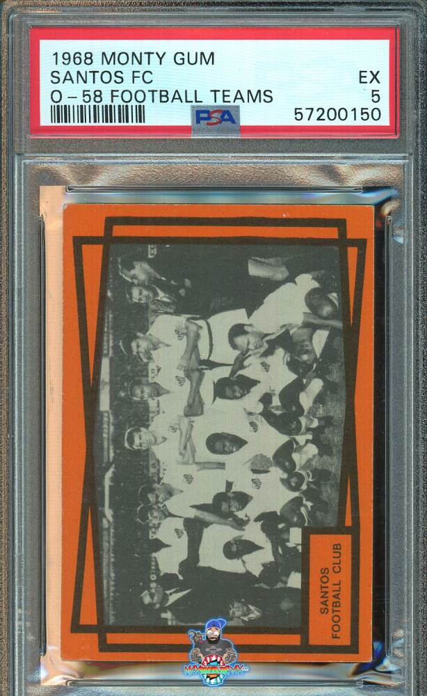 1968 Monty Gum Football Teams Santos Fc #49