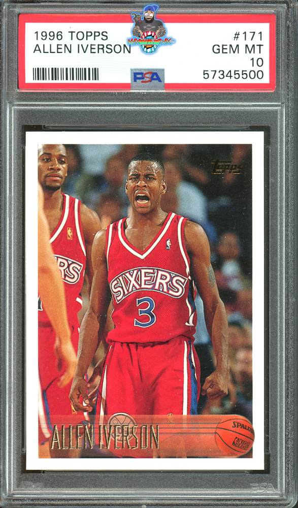 1996 Topps Allen Iverson #171