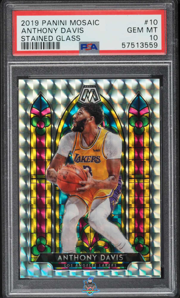 2019 Panini Mosaic Stained Glass Prizm Anthony Davis #10