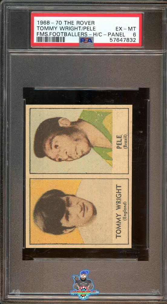 1968 the Rover Famous Footballers Hand Cut Panel Pele/Tommy Wright