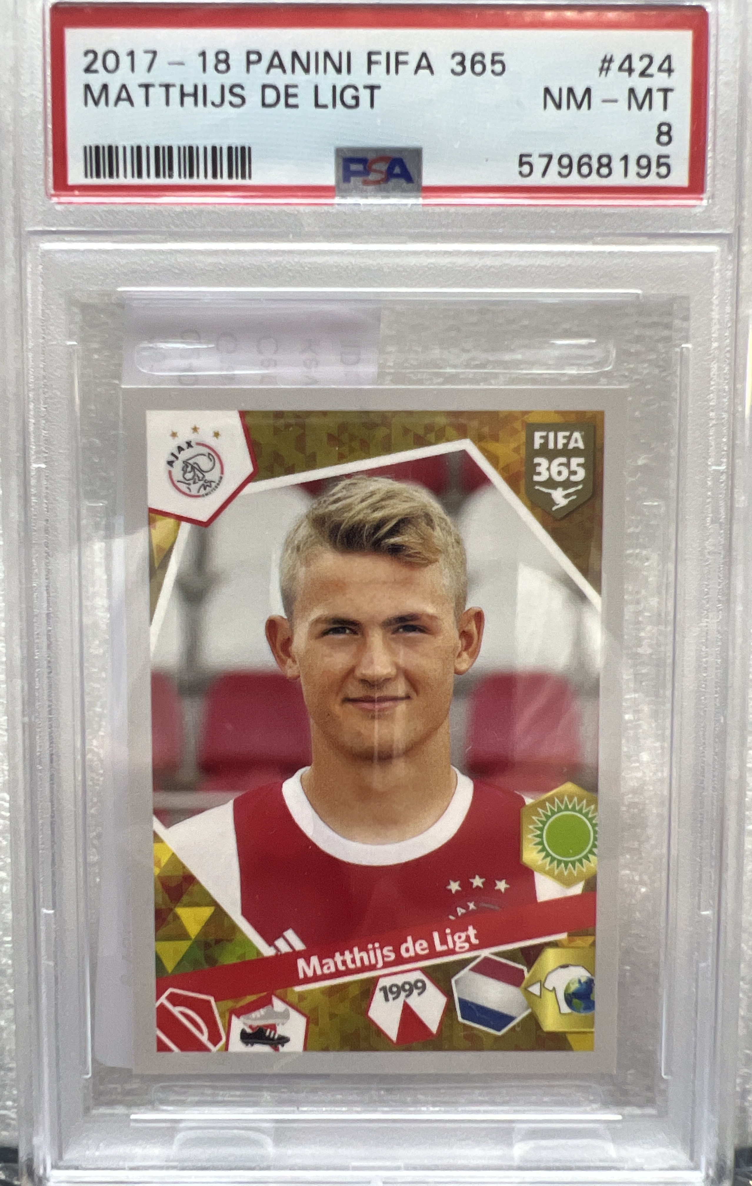 2017 Panini Fifa 365 Stickers Matthijs De Ligt #424