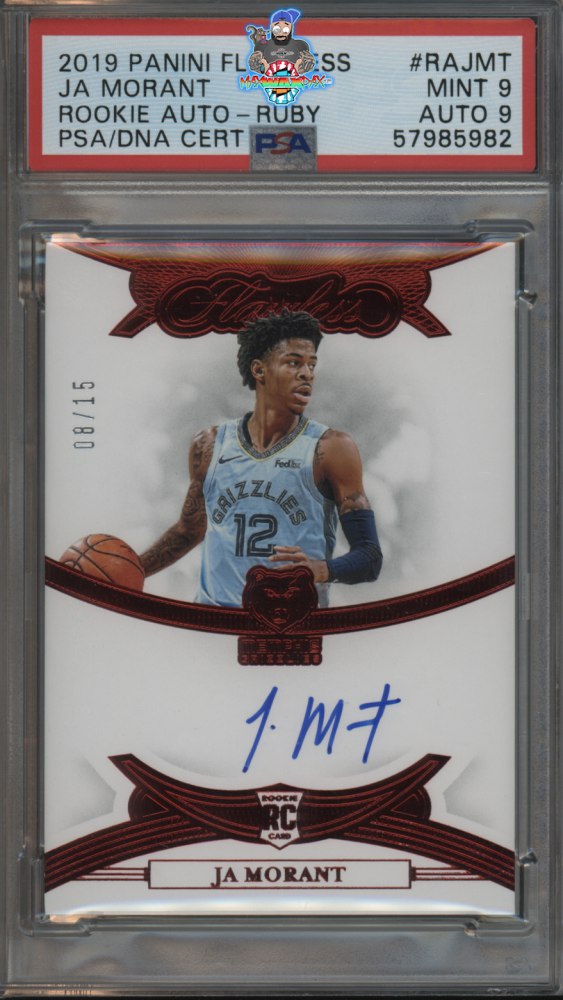 2019 Panini Flawless Rookie Autograph Ruby Ja Morant #3 /15