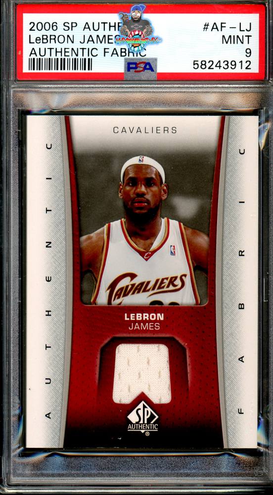 2006 SP Authentic Fabric Memorabilia LeBron James #LJ