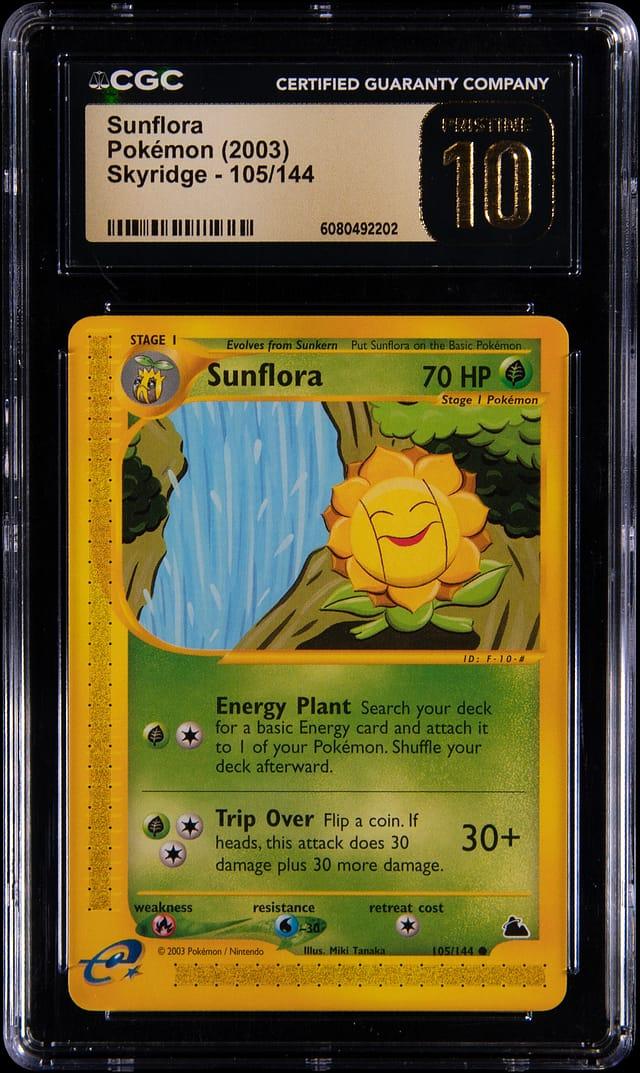 2003 Nintendo Skyridge Pokemon Sunflora