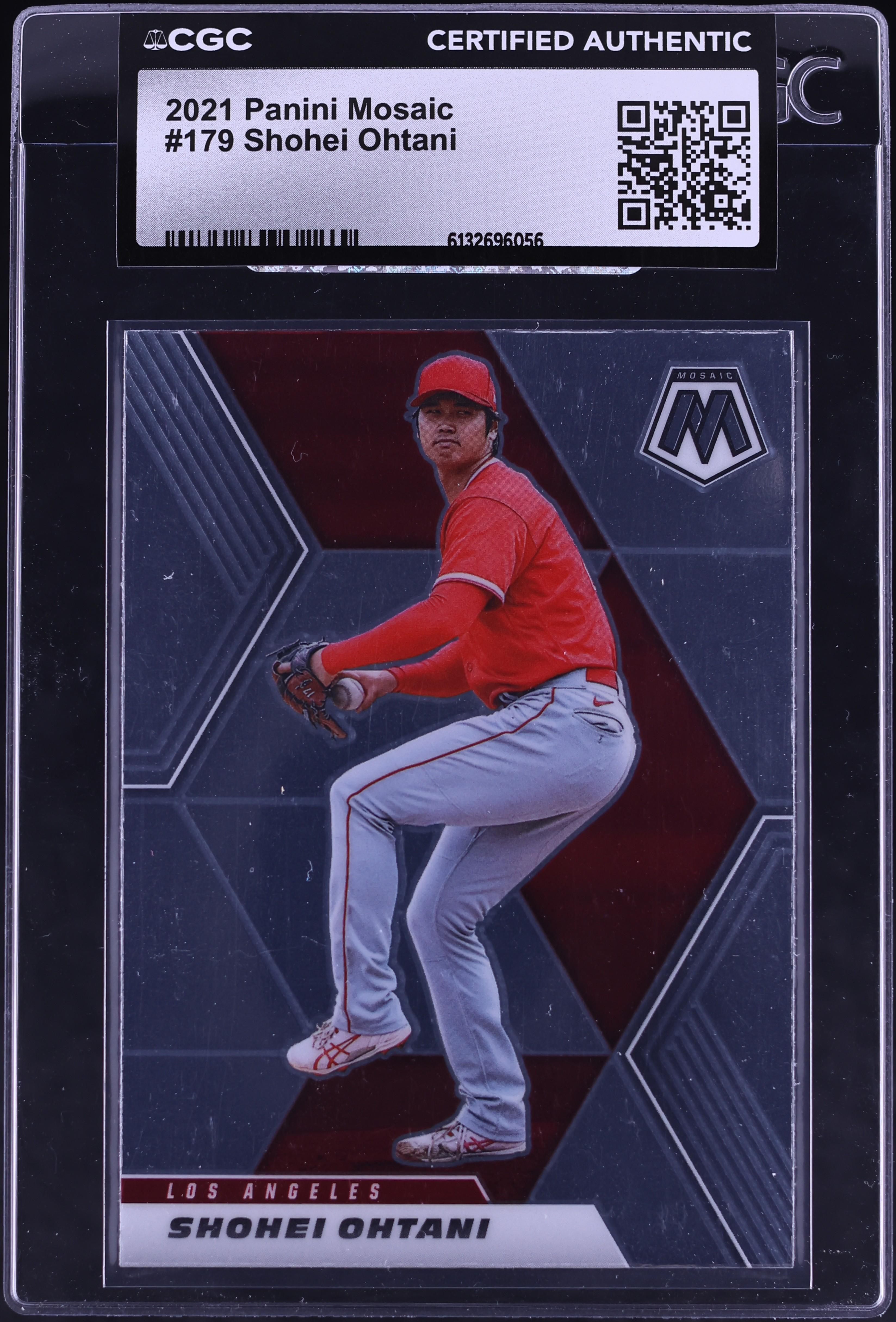 2021 Panini Mosaic Shohei Ohtani #179 CGC AUTH