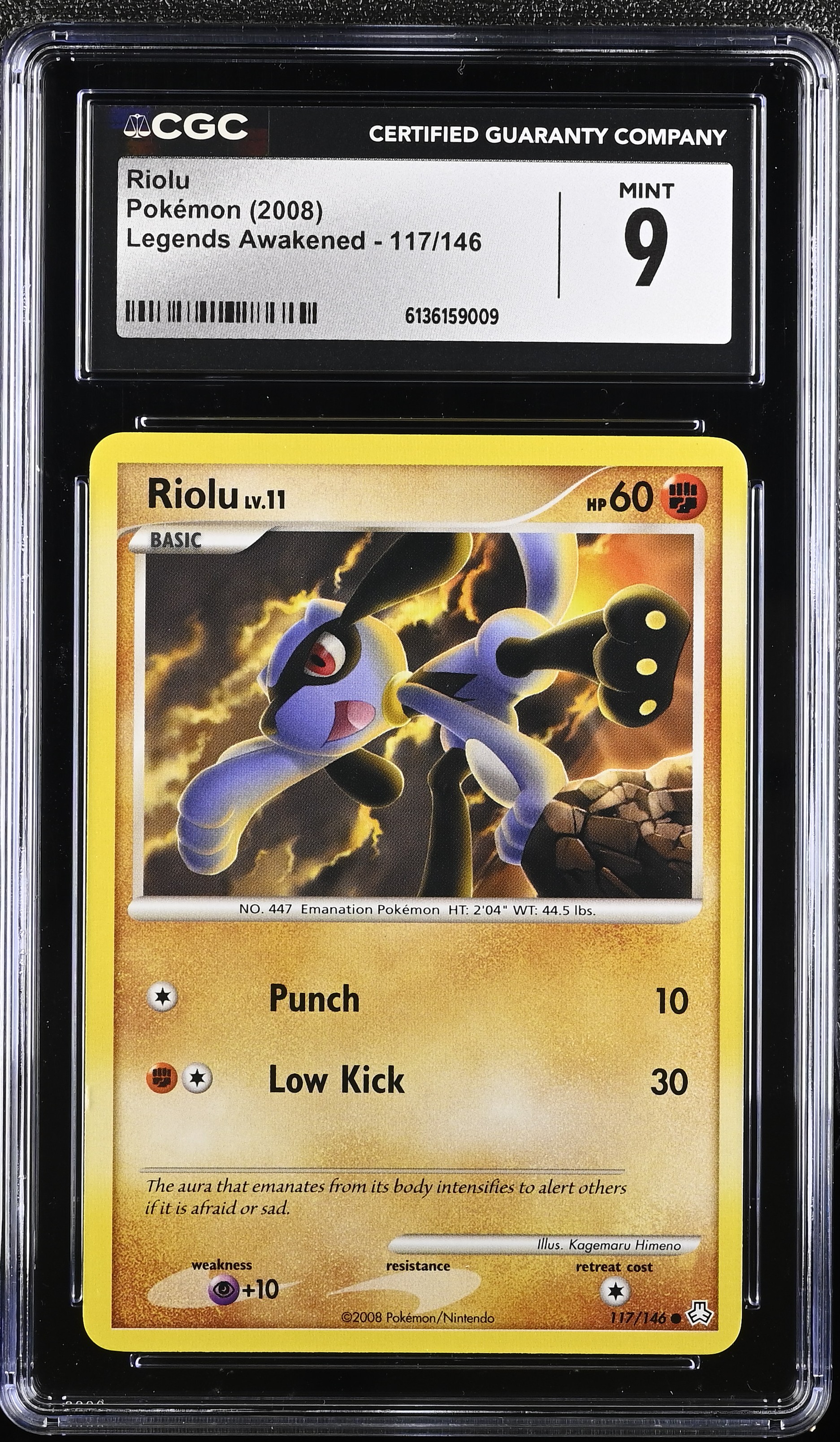 2008 Pokemon Legends Awakened Riolu English