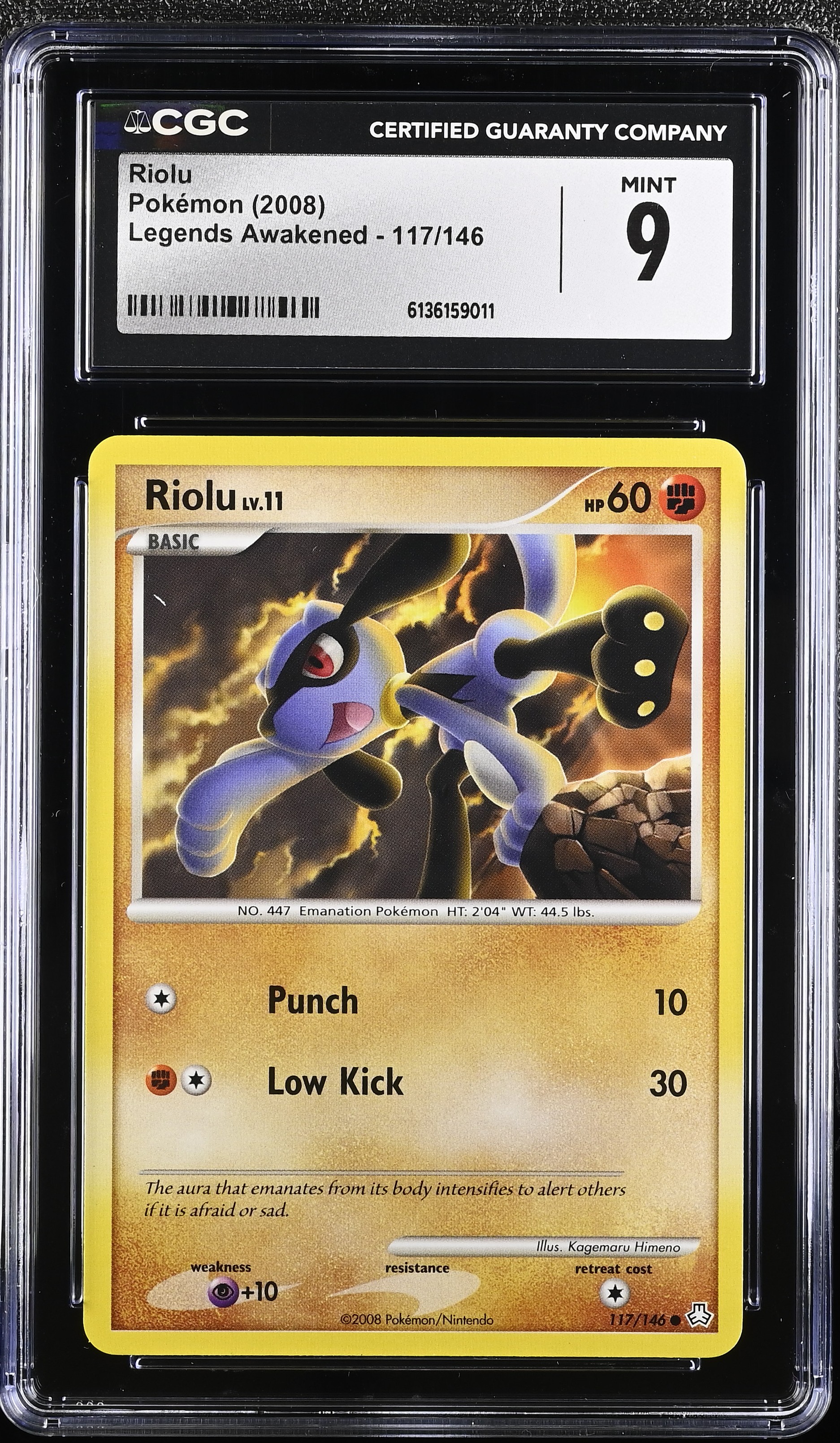 2008 Nintendo Legends Awakened Pokemon Riolu