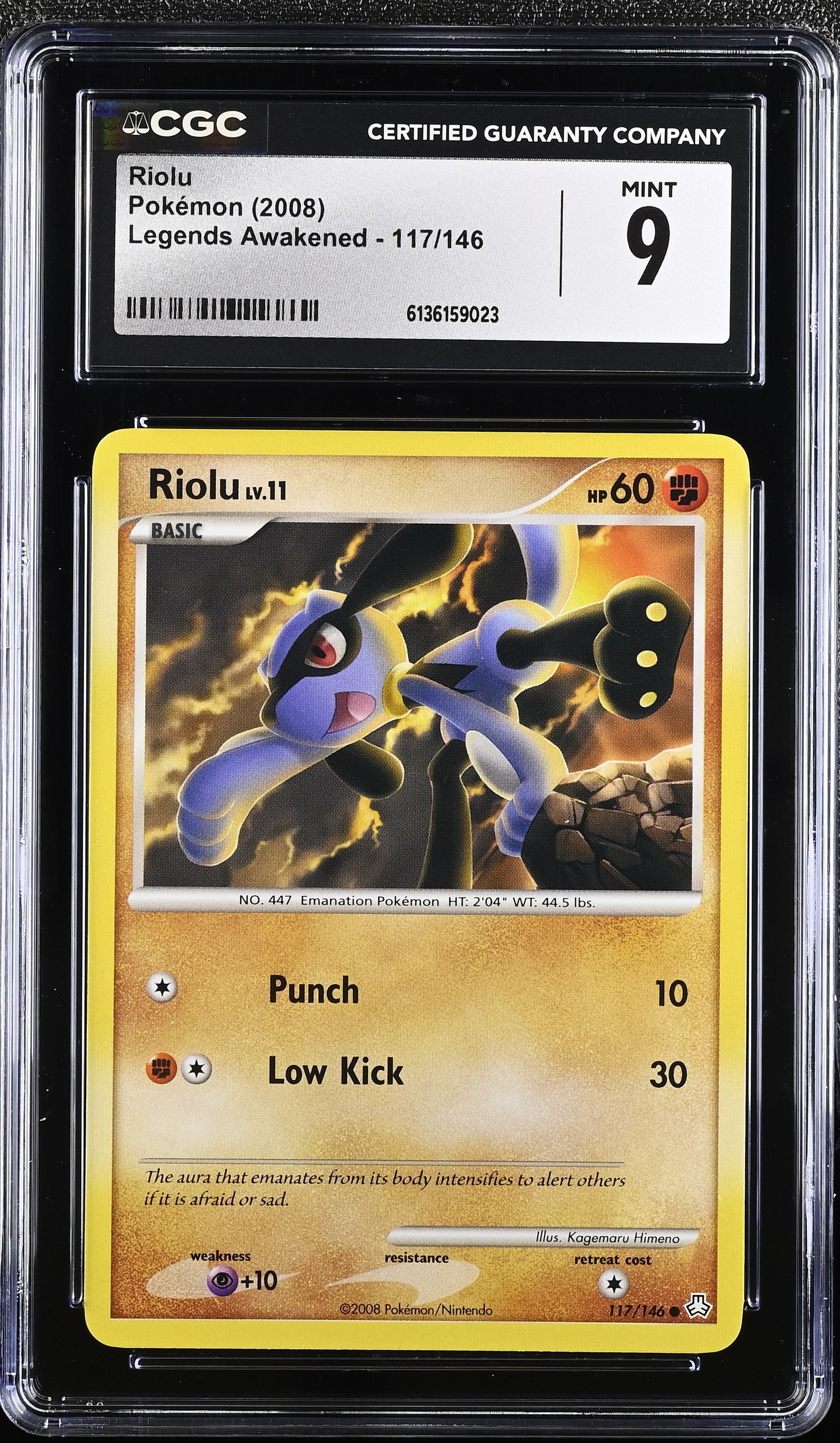 2008 Pokemon Legends Awakened Riolu English