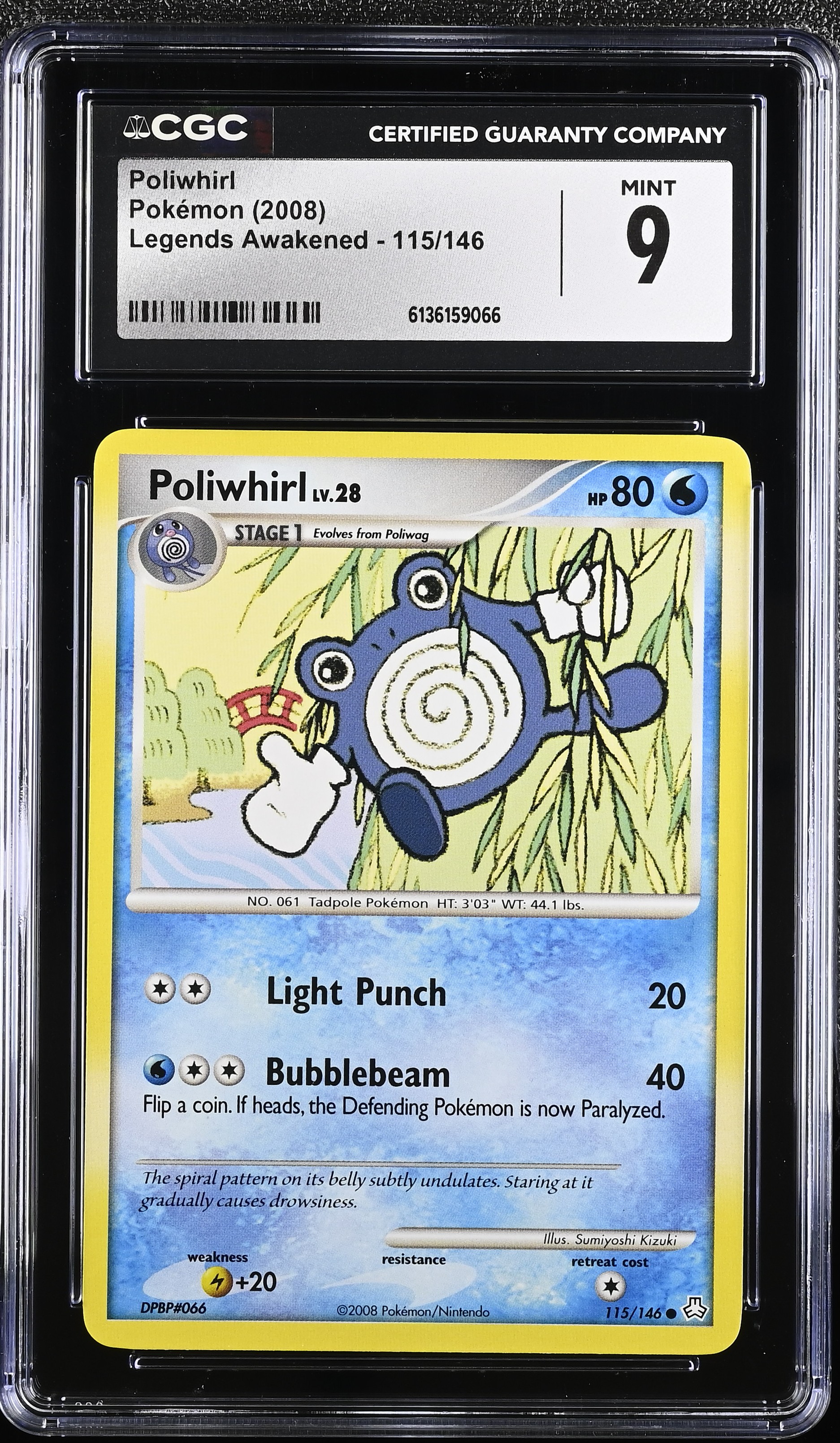 2008 Pokemon Legends Awakened Poliwhirl English