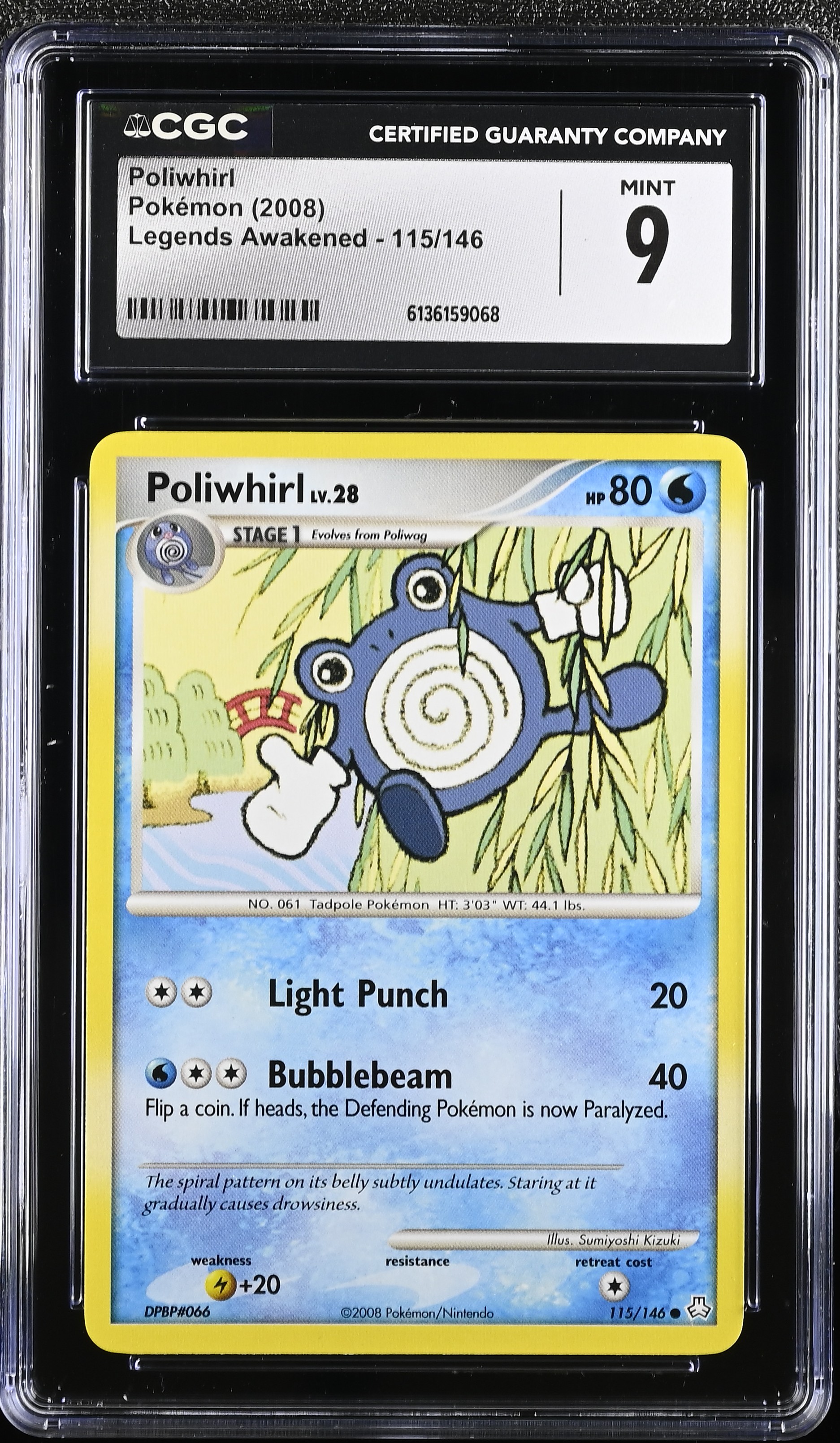 2008 Pokemon Legends Awakened Poliwhirl English