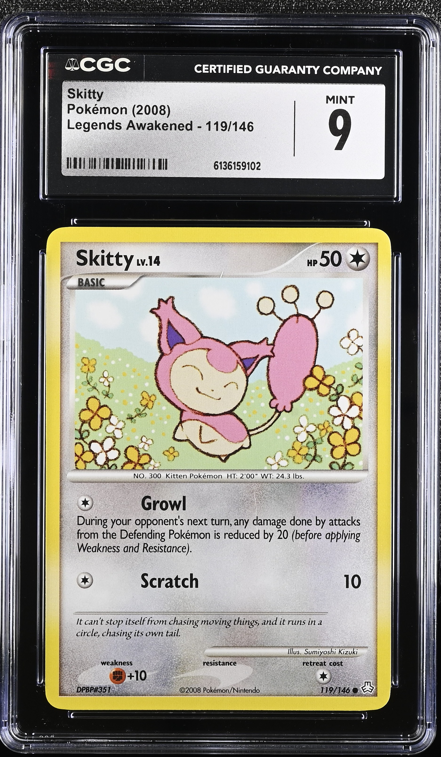 2008 Pokemon Legends Awakened Skitty English