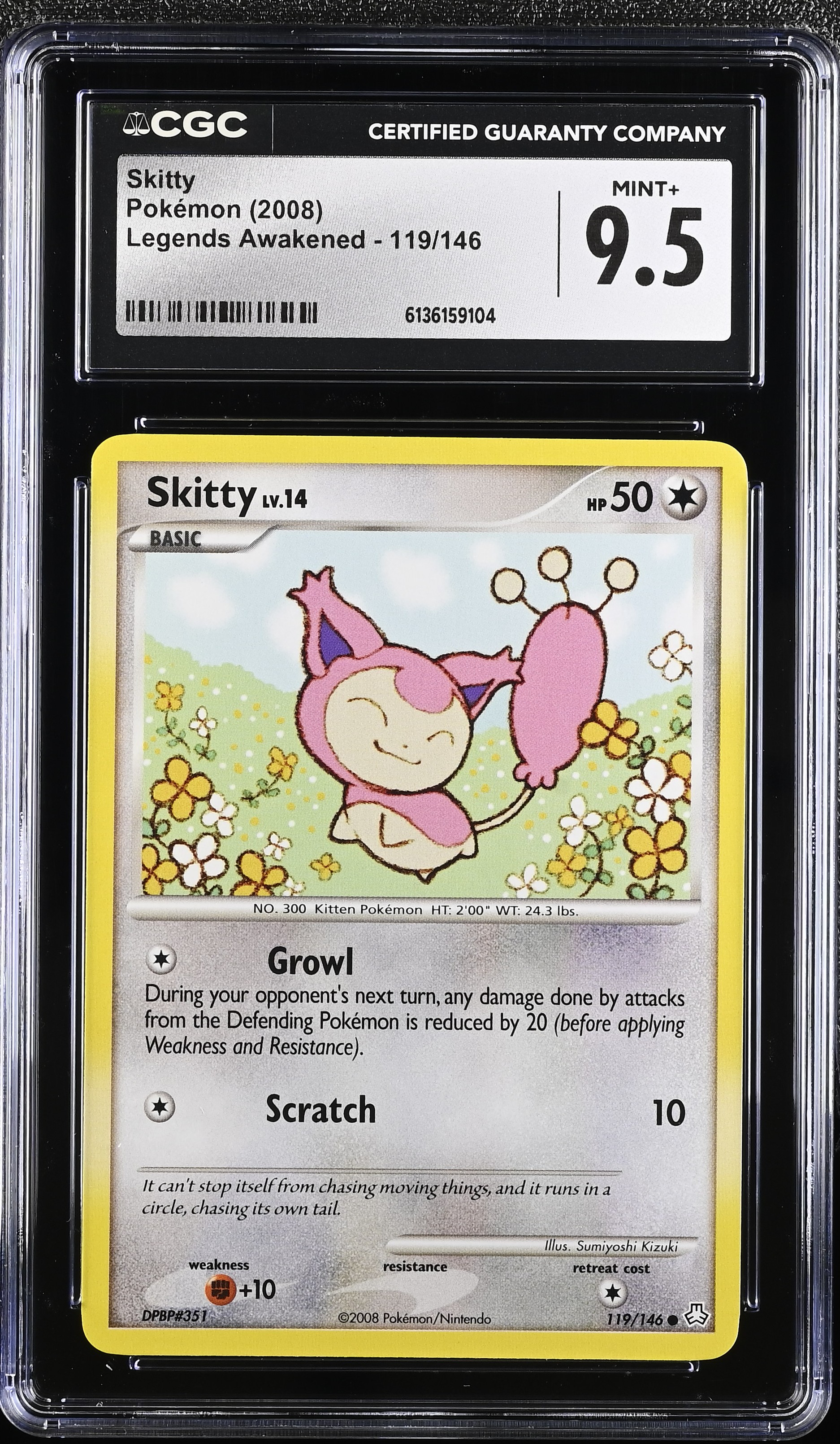 2008 Pokemon Legends Awakened Skitty English