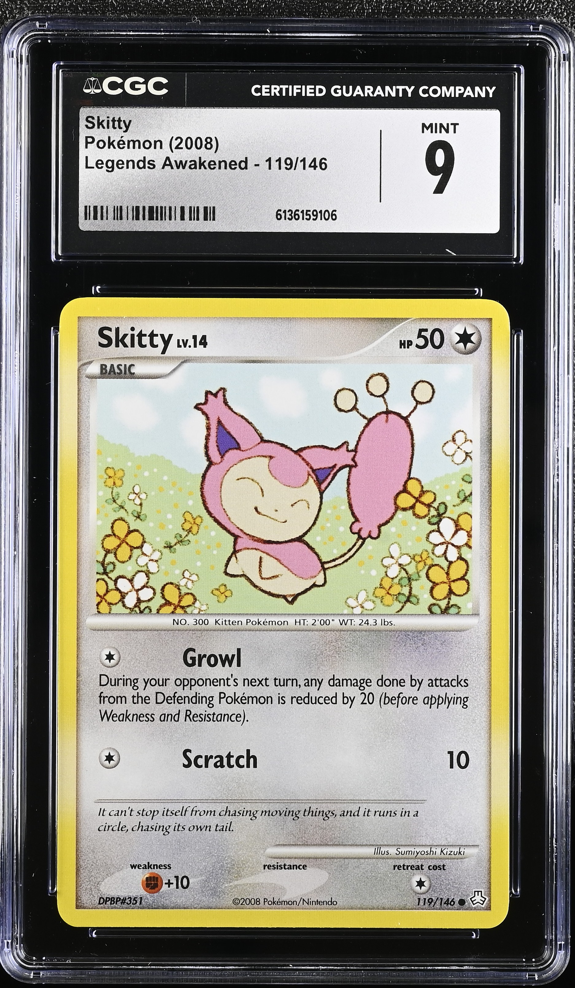 2008 Pokemon Legends Awakened Skitty English
